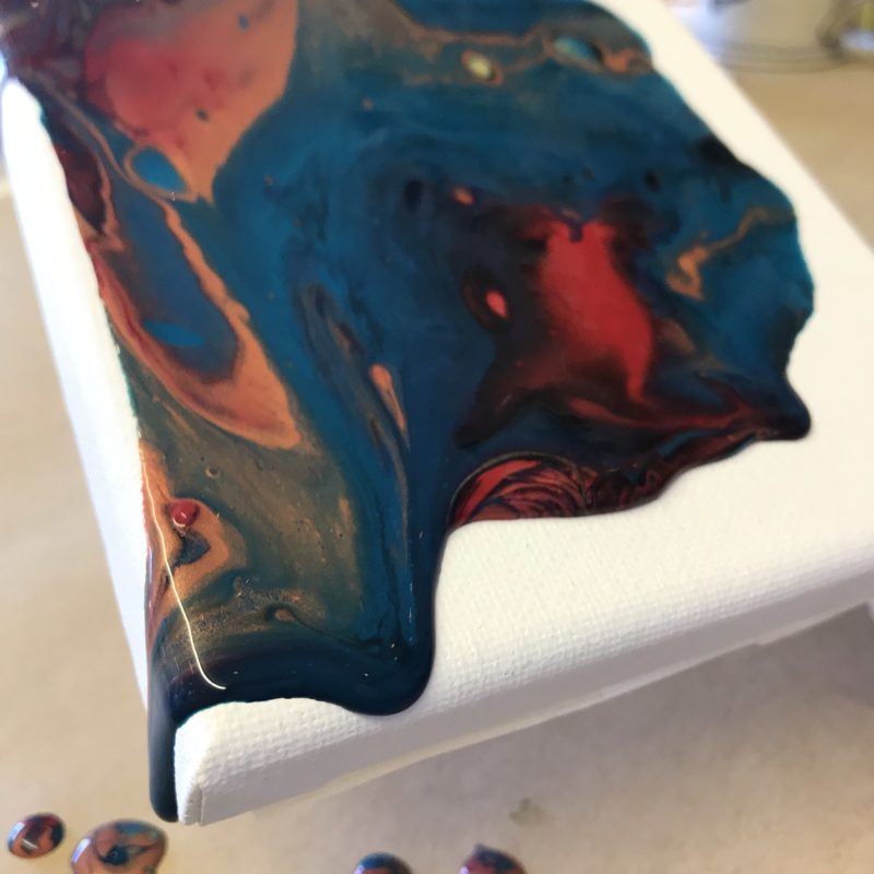 Paint and Water ONLY - Easy Acrylic Pouring Technique. Dutch Pour