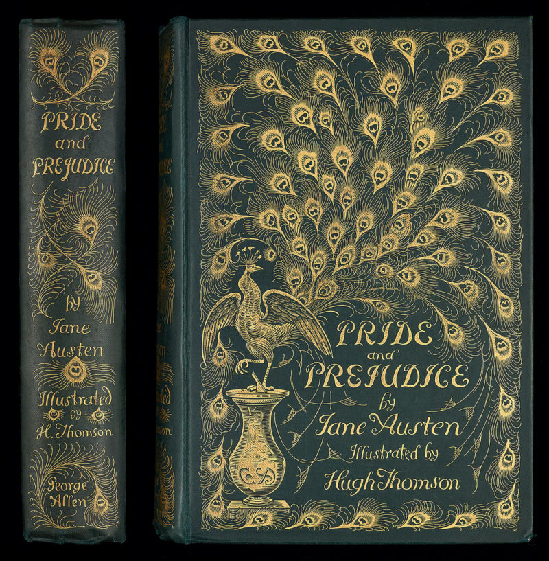 Jane Austen Pride and Prejudice Book cover and spine