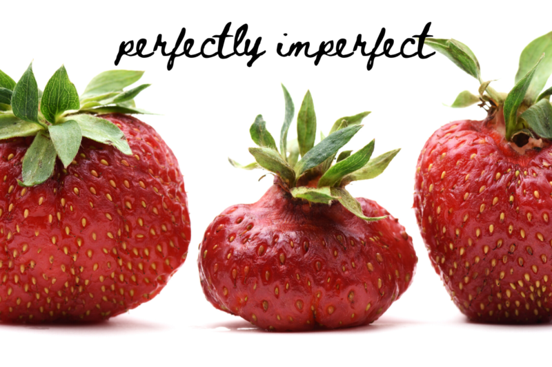 Imperfect strawberries 